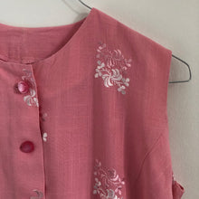 Load image into Gallery viewer, Pink Embroidery Vest