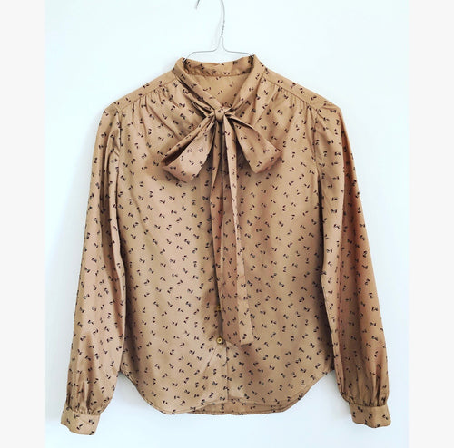 Secretary Pussy Bow Blouse