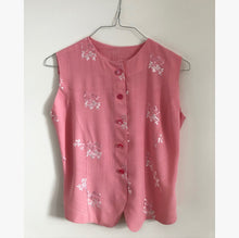 Load image into Gallery viewer, Pink Embroidery Vest