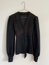 Load image into Gallery viewer, Black Lace Shirt