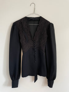 Black Lace Shirt