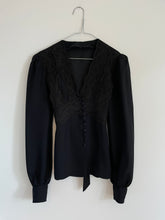 Load image into Gallery viewer, Black Lace Shirt