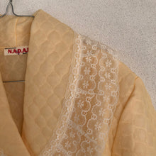 Load image into Gallery viewer, Quilted Pastel Yellow Bed Jacket