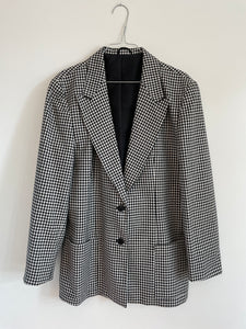 Checkered Blazer Jacket