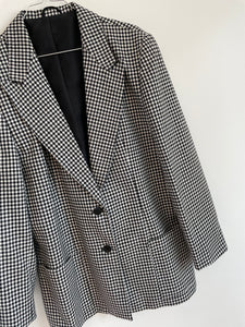 Checkered Blazer Jacket