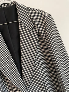 Checkered Blazer Jacket