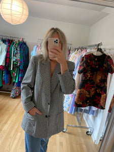 Checkered Blazer Jacket