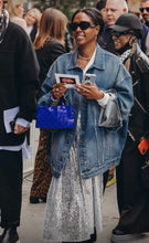 Load image into Gallery viewer, Oversized Denim Jacket