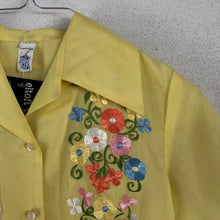 Load image into Gallery viewer, Embroidered Pastel Yellow Shirt