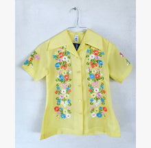 Load image into Gallery viewer, Embroidered Pastel Yellow Shirt