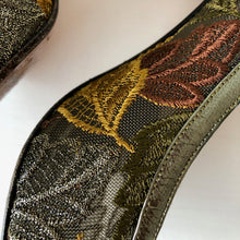 Load image into Gallery viewer, Semi Sheer Leaf Embroidery 80s Heels