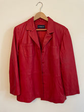 Load image into Gallery viewer, Red Leather Jacket