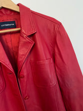 Load image into Gallery viewer, Red Leather Jacket