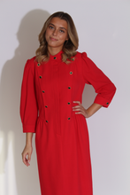 Load image into Gallery viewer, Red Wool Dress