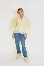 Load image into Gallery viewer, Quilted Pastel Yellow Bed Jacket