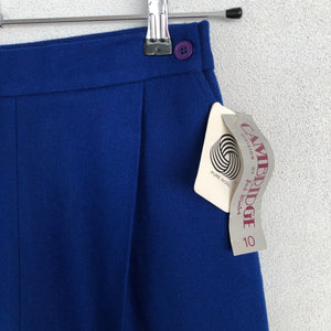 Blue 80s Pure Wool Pants