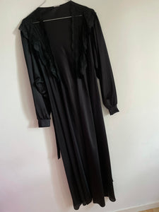 Black Lace Robe