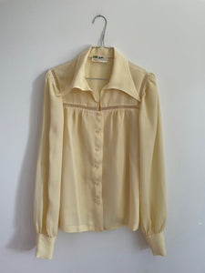 Pale Yellow 70s Shirt