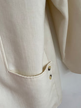 Load image into Gallery viewer, Creme Wool Blend Jacket