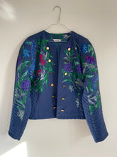 Load image into Gallery viewer, Quilted Floral Print Jacket