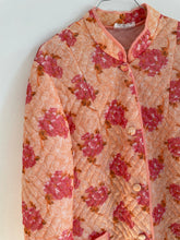 Load image into Gallery viewer, Quilted Floral Print Robe