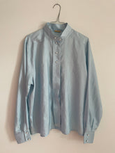 Load image into Gallery viewer, Pale Blue Pearl Button Shirt