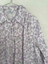 Load image into Gallery viewer, Cotton Lilac Floral Print Shirt Dress