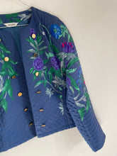 Load image into Gallery viewer, Quilted Floral Print Jacket