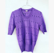 Load image into Gallery viewer, Purple Summer Knit