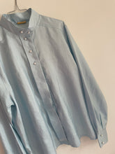 Load image into Gallery viewer, Pale Blue Pearl Button Shirt