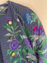 Load image into Gallery viewer, Quilted Floral Print Jacket