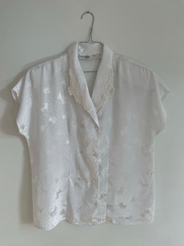 White Lace Shirt