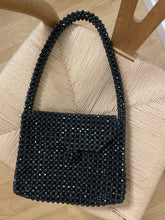 Load image into Gallery viewer, Black Bead Shoulder Bag