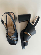 Load image into Gallery viewer, Navy Blue Retro Sandal