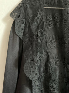 Black Lace Robe