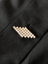 Load image into Gallery viewer, Black Jacket Rhinestones Buttons