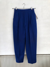 Load image into Gallery viewer, Blue 80s Pure Wool Pants